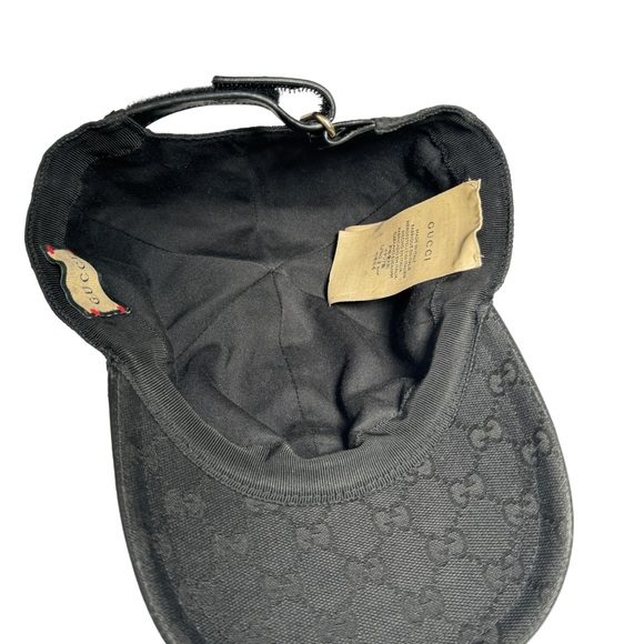 ORIGINAL GG CANVAS BASEBALL HAT WITH WEB - Picture 5 of 6